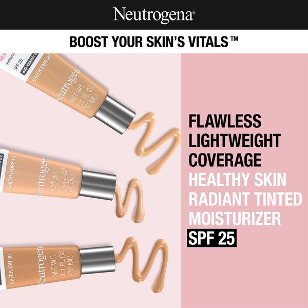 Neutrogena Radiant Tinted Face Moisturizer with SPF 25