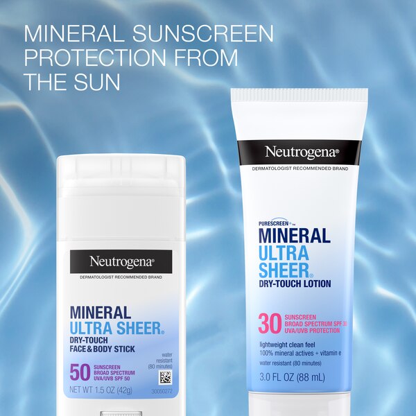 Neutrogena Mineral UltraSheer Dry-Touch SPF 30 Lotion, 3 oz