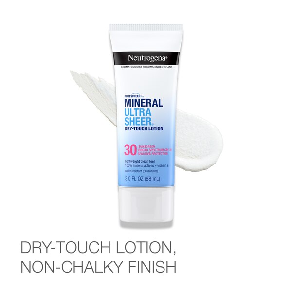 Neutrogena Mineral UltraSheer Dry-Touch SPF 30 Lotion, 3 oz