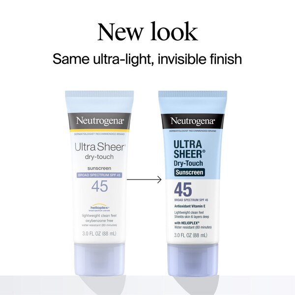 Neutrogena Ultra Sheer DRY-TOUCH SPF45 Twinpack, 6 OZ