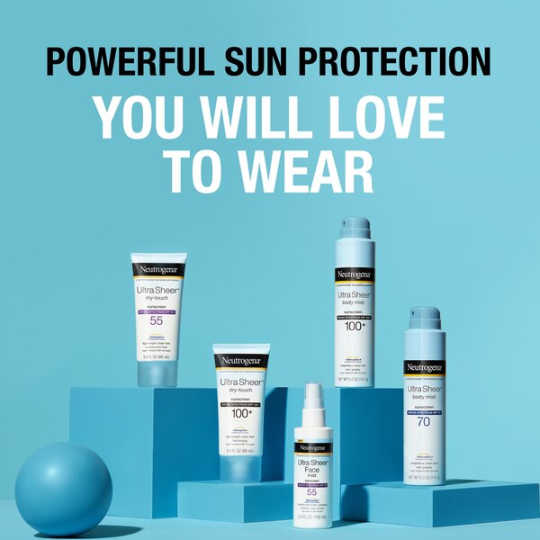 Neutrogena Ultra Sheer Dry-Touch Sunscreen, 3 OZ