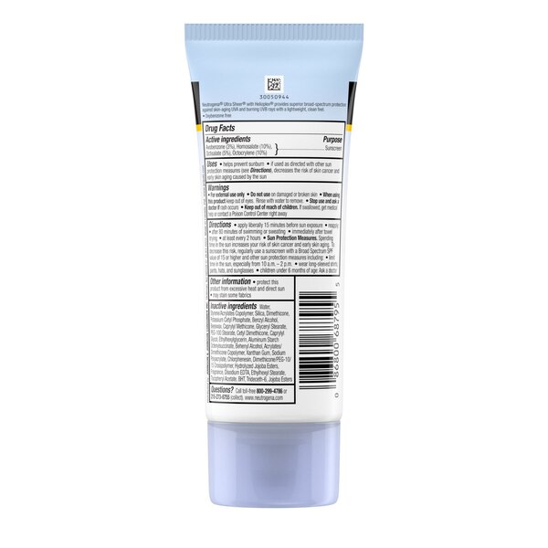 Neutrogena Ultra Sheer Dry-Touch Sunscreen, 3 OZ
