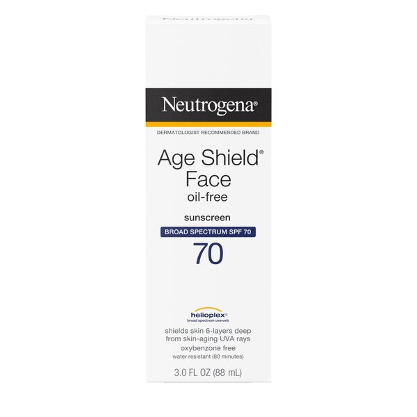 Neutrogena Age Shield Face Oil-Free Sunscreen SPF 70, 3 OZ