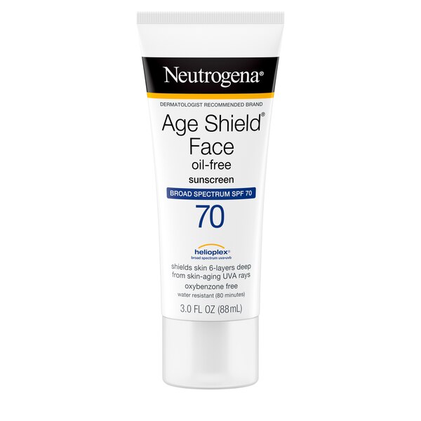 Neutrogena Age Shield Face Oil-Free Sunscreen SPF 70, 3 OZ