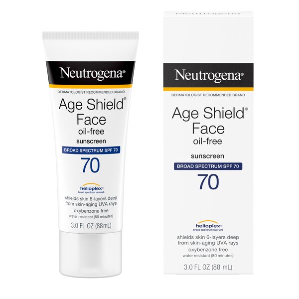 Neutrogena Age Shield Face Oil-Free Sunscreen SPF 70, 3 OZ