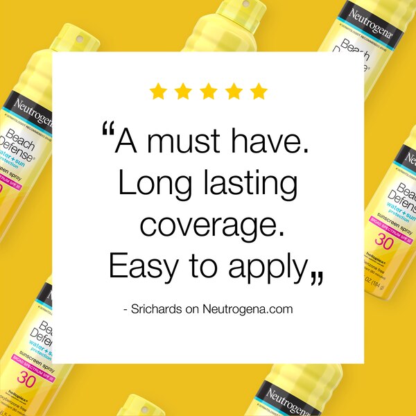 Neutrogena Beach Defense Spray Sunscreen, 6.5 OZ