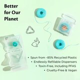 COCOFLOSS Dental Floss, Fresh Coconut, 33 Yards, thumbnail image