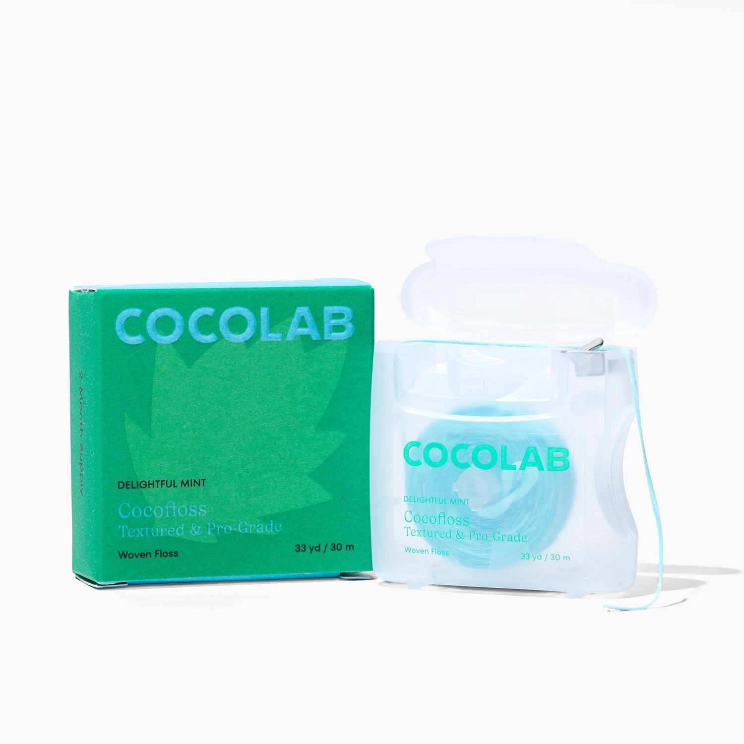 Cocolab Dental Floss, Delicious Mint, 33 Yards image.