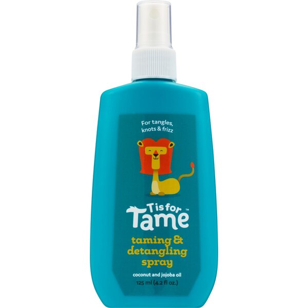 T is for Tame Kids' Taming & Detangling Spray, Coconut & Jojoba Oil, 4.2 OZ