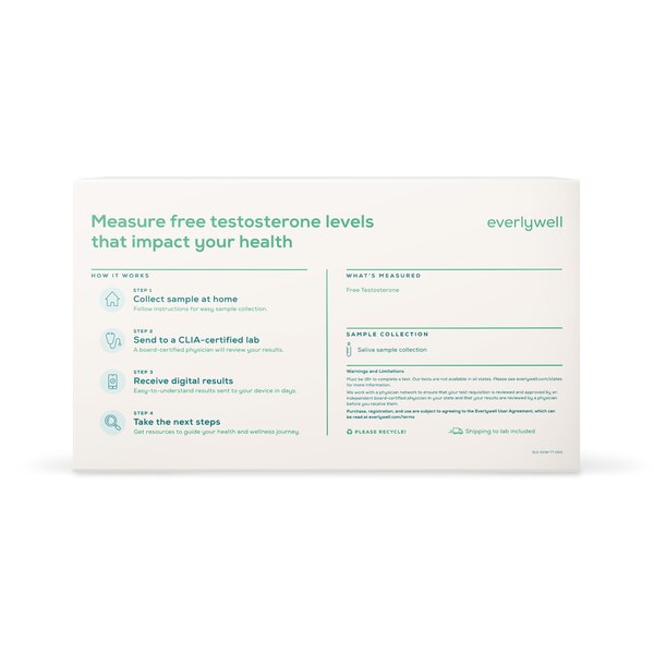 Everlywell Testosterone Test, 1 CT