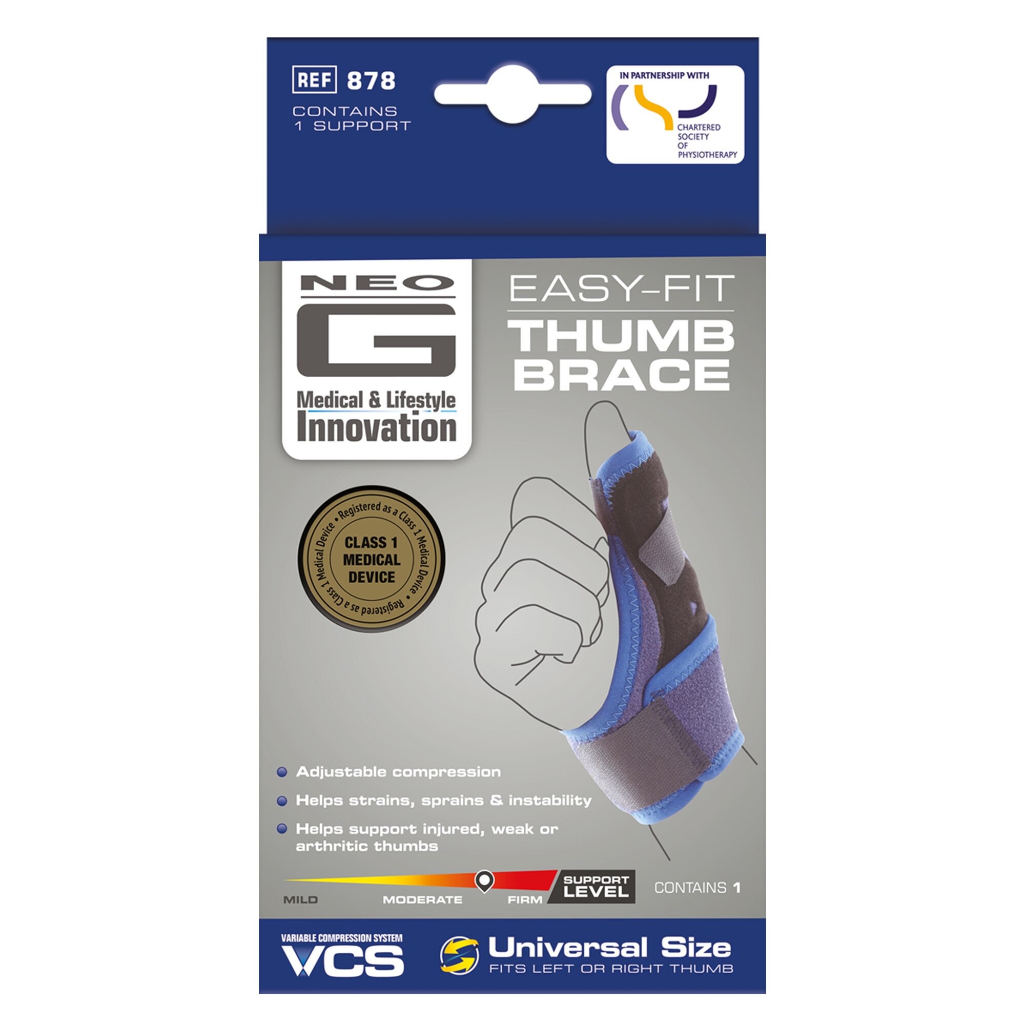 Neo G Easy-Fit Thumb Brace, One Size