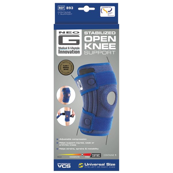 Neo G Stabilized Open Knee Support, One Size 
