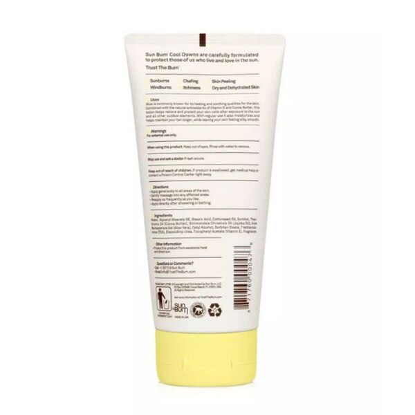 Sun Bum Cool Down Aloe Vera Lotion with Cocoa Butter to Soothe and Hydrate Sunburn, 8 OZ