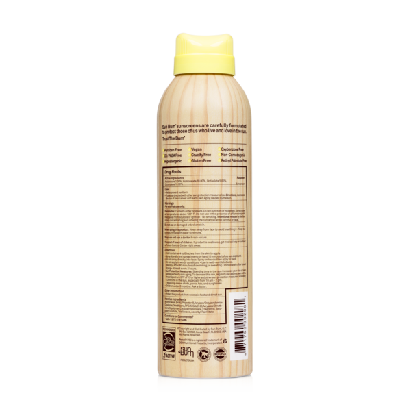Sun Bum Original SPF 70 Sunscreen Spray, 6 OZ