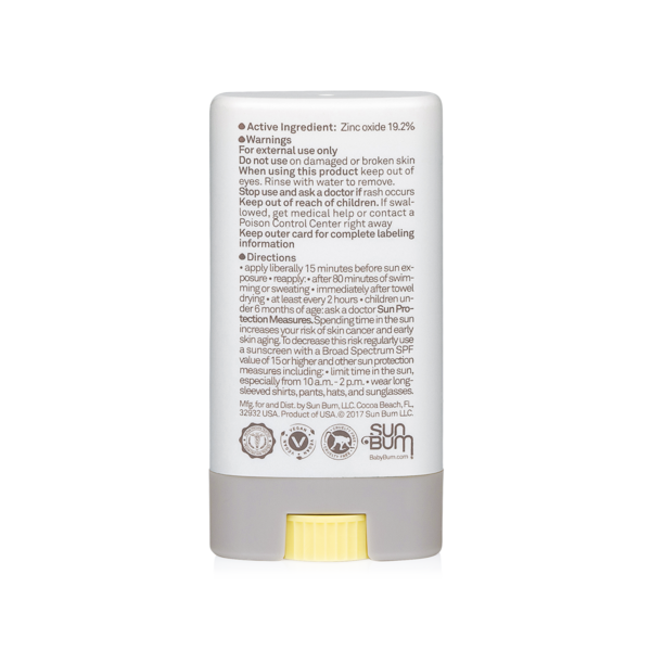 Baby Bum SPF 50 Mineral Sunscreen Face Stick
