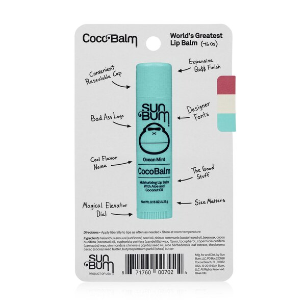 Sun Bum CocoBalm Lip Balm, 3CT