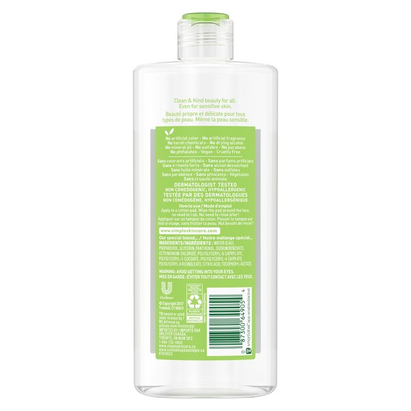 Simple Micellar Cleansing Water
