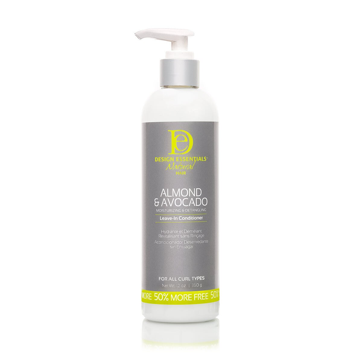 Design Essentials Almond & Avocado Detangling Leave-In Conditioner, 12 OZ