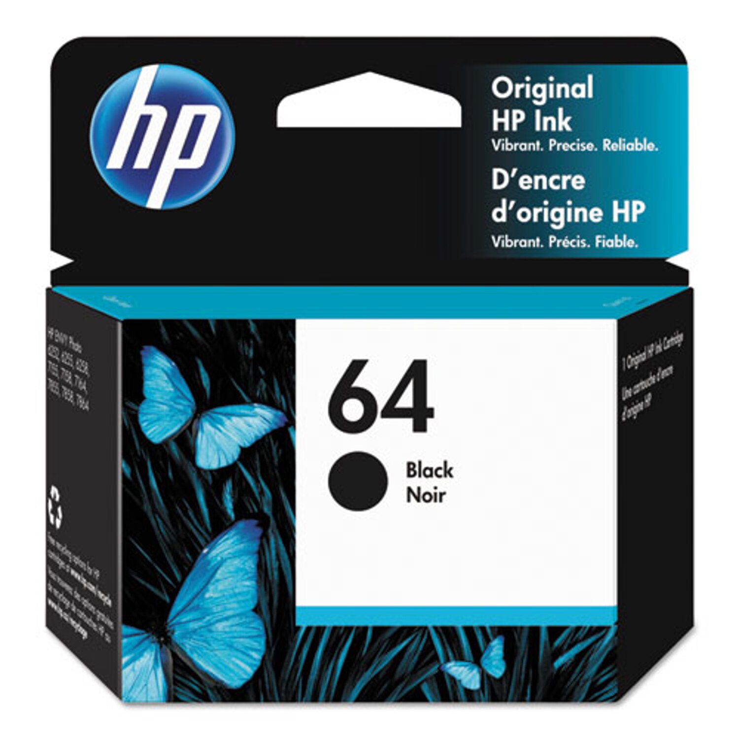 HP 64 - Cartucho de tinta, Black