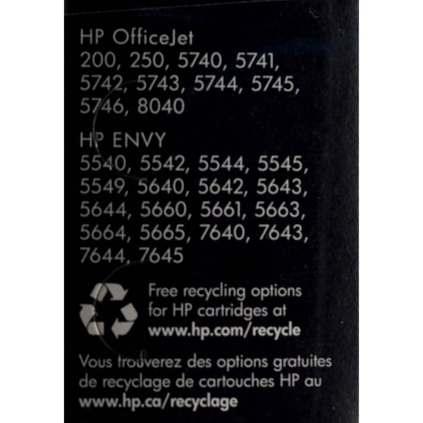 HP 62 Black Color Ink Cartridge