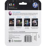 HP 62 Tri-Color Ink Cartridge, thumbnail image