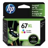 HP 67XL Tri-Color Ink Cartridge, thumbnail image