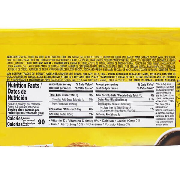 Bauducco Tostada (Toast Slices) Multi-Grain