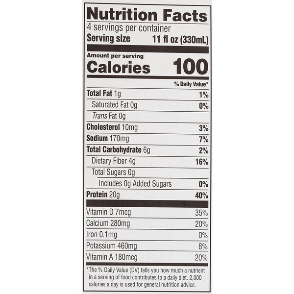 Muscle Milk Zero, Protein Shake, Vanilla, 4 PK