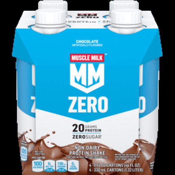 Muscle Milk 100 Calorie Choc Non Dairy Protein Shake 4-Pack