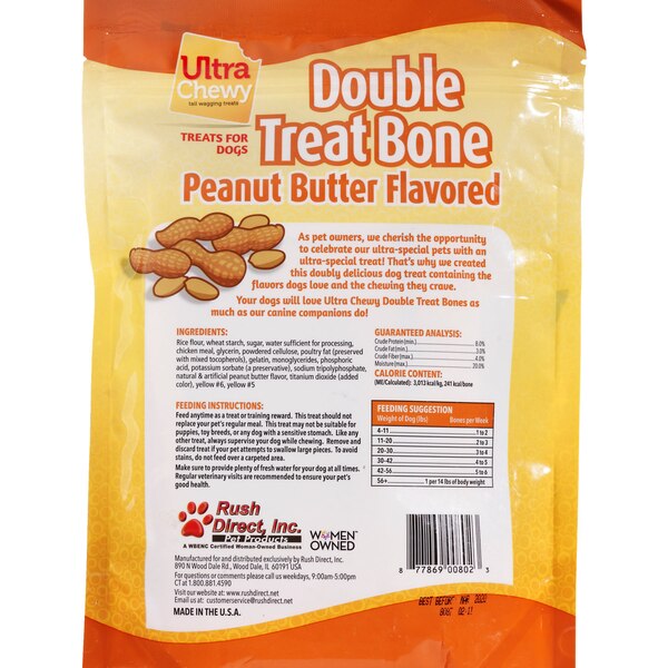 Ultra Chewy Double Treat Bone For Dogs