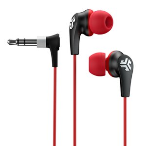 JLab JBuds2 Signature Earbuds, Red, Black