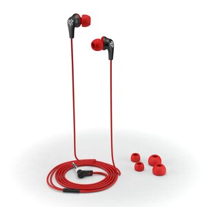 JLab JBuds2 Signature Earbuds, Red, Black