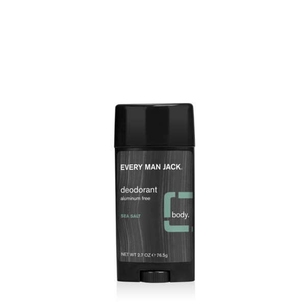 Every Man Jack Aluminum Free Deodorant Stick, Sea Salt, 2.7 OZ