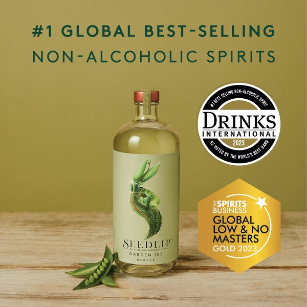 Seedlip Garden 108 Non-alcoholic Spirit, Calorie Free & Sugar Free, 700 ML