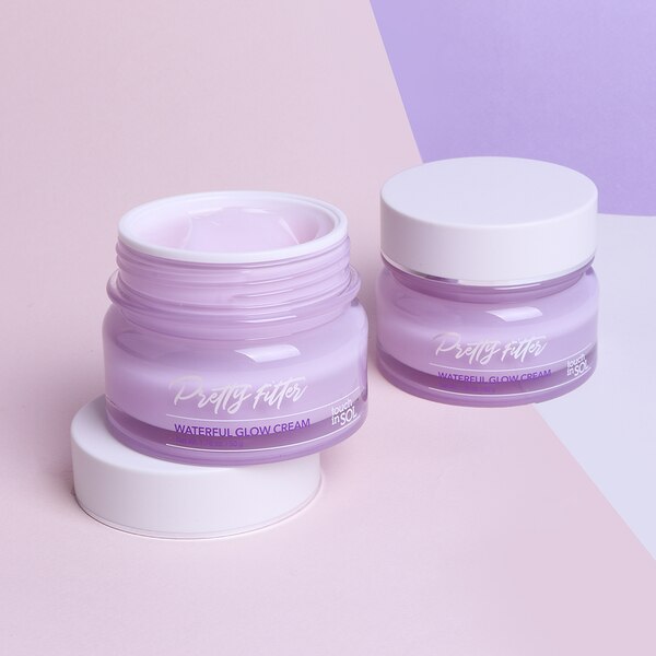 touch In Sol Pretty Filter Waterful Glow Cream, 1.76 OZ