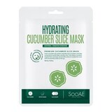 SooAE Hydrating Cucumber Slice Mask, thumbnail image 1 of 3