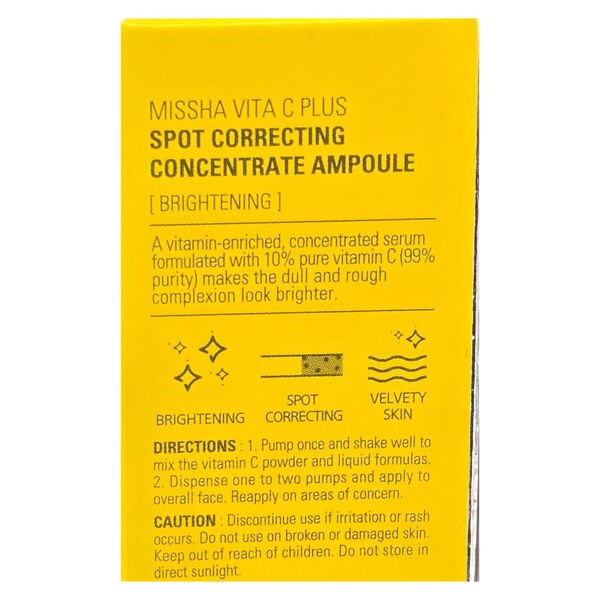 Missha Vita C Plus Spot Correcting Concentrate Ampoule, 0.52 OZ
