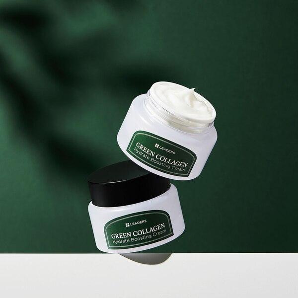 Leaders Green Collagen Hydrate Boosting Cream, 1.69 FL OZ