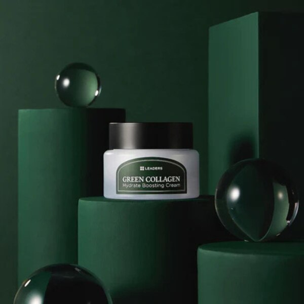 Leaders Green Collagen Hydrate Boosting Cream, 1.69 FL OZ