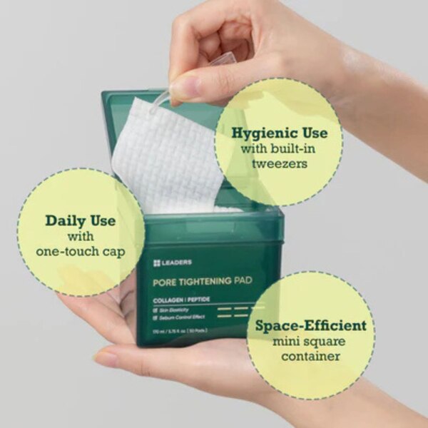 Leaders Pore Tightening Pads, 50 CT