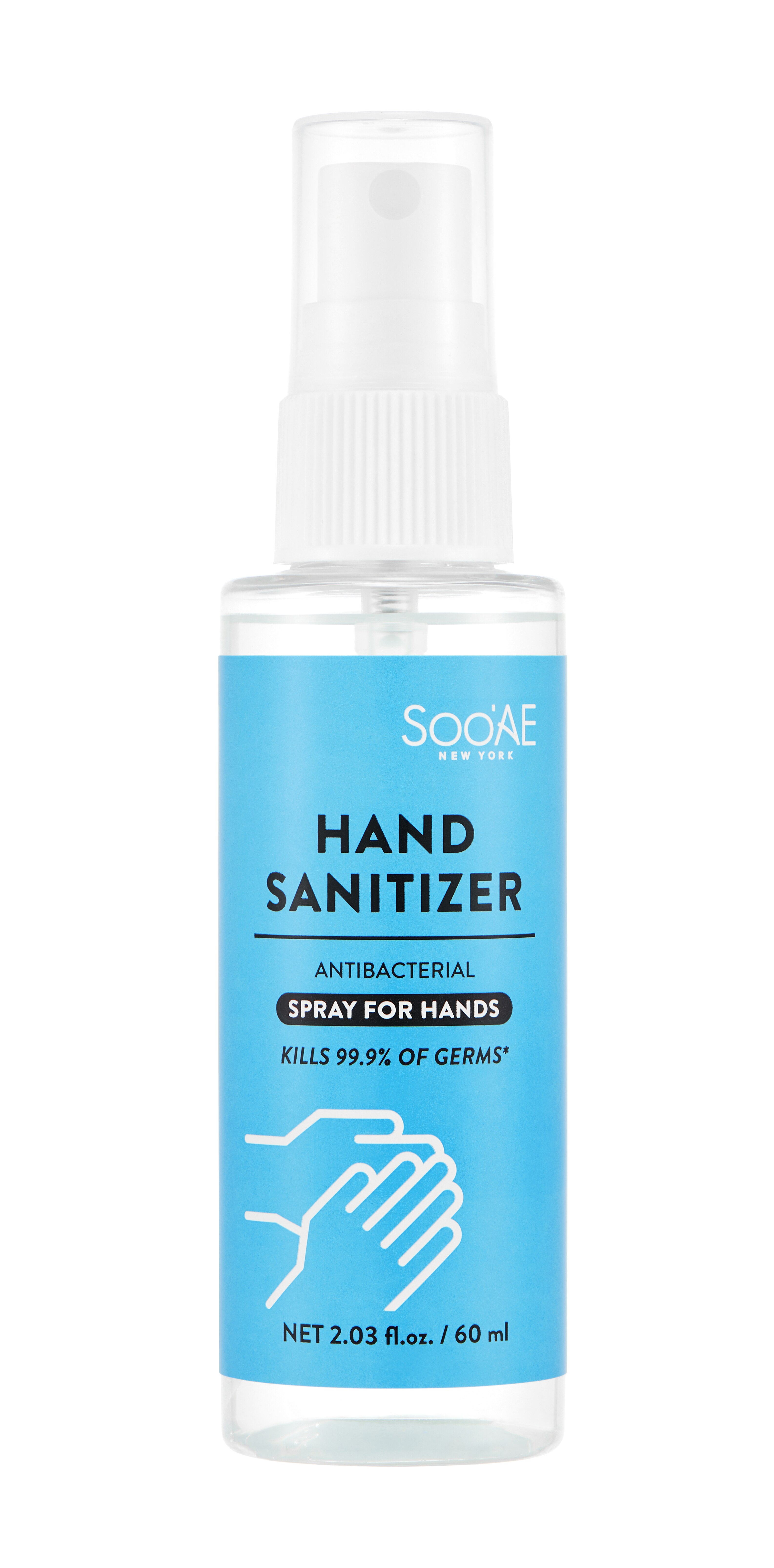 SooAE - Desinfectante para manos en spray, 2.03 oz
