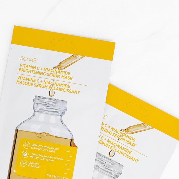SooAE Vitamin C + Niacinamide Brightening Serum Mask