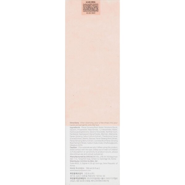 Beauty of Joseon Ginseng Essence Water