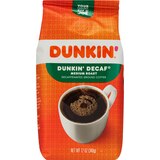 Dunkin' Donuts Decaf Ground Coffee, 12 oz, thumbnail image 1 of 5