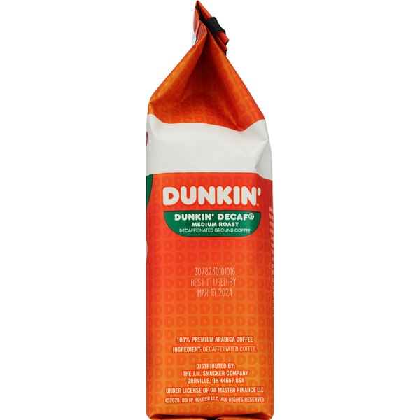 Dunkin' Donuts Decaf Ground Coffee, 12 oz