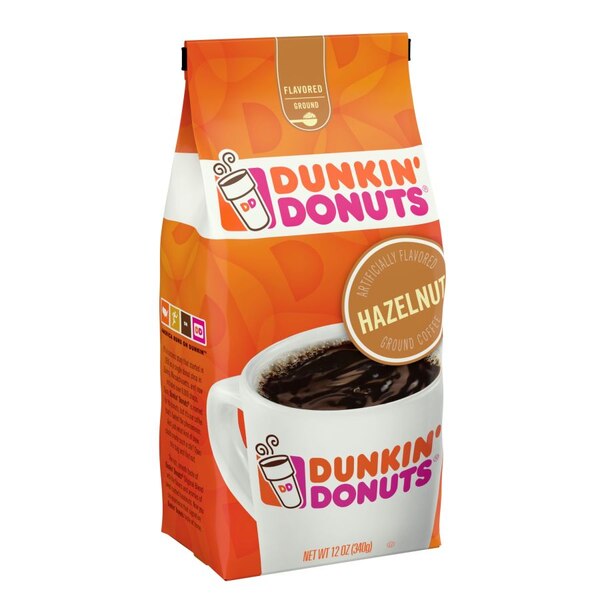Dunkin' Hazelnut Ground Coffee, 12 oz
