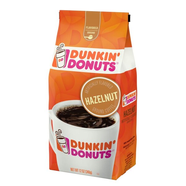 Dunkin' Hazelnut Ground Coffee, 12 oz