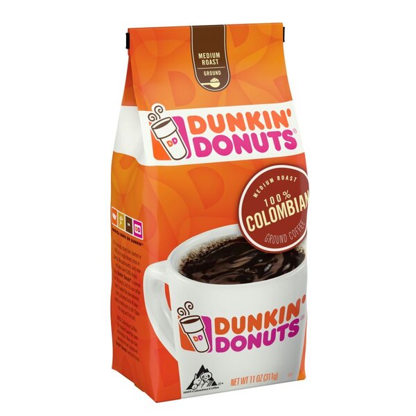 Dunkin' Ground Coffee, Colombian Roast, 11 oz