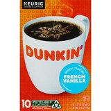 Dunkin' Donuts Coffee K-Cup Pods, French Vanilla, 10 ct, 3.7 oz, thumbnail image