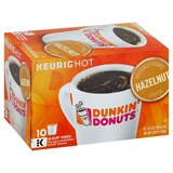 Dunkin` Donuts Hazelnut Coffee K-Cup Pods, 10 ct, thumbnail image